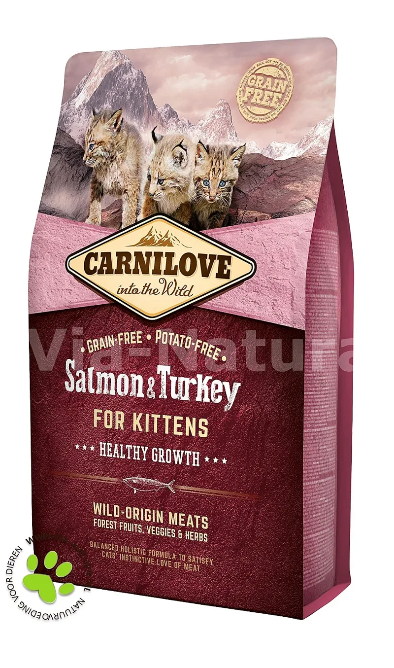 CARNILOVE SALMON & TURKEY KITTEN 2 KG